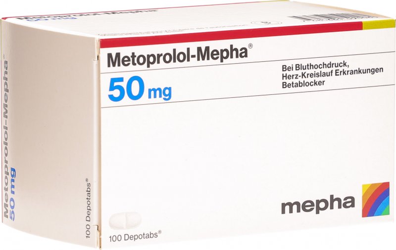 Metoprolol-Mepha 50 mg, Depotabs