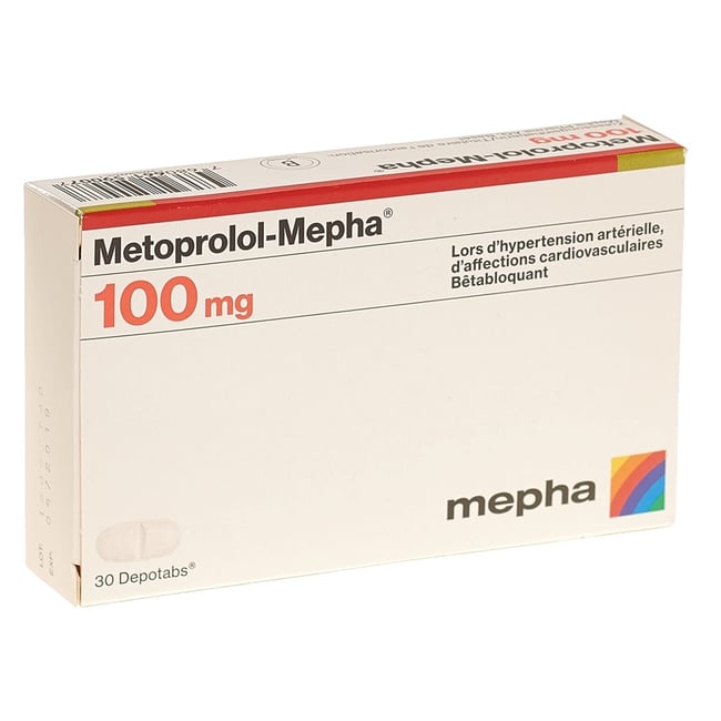 METOPROLOL Mepha depotabs 100 mg 30 pce