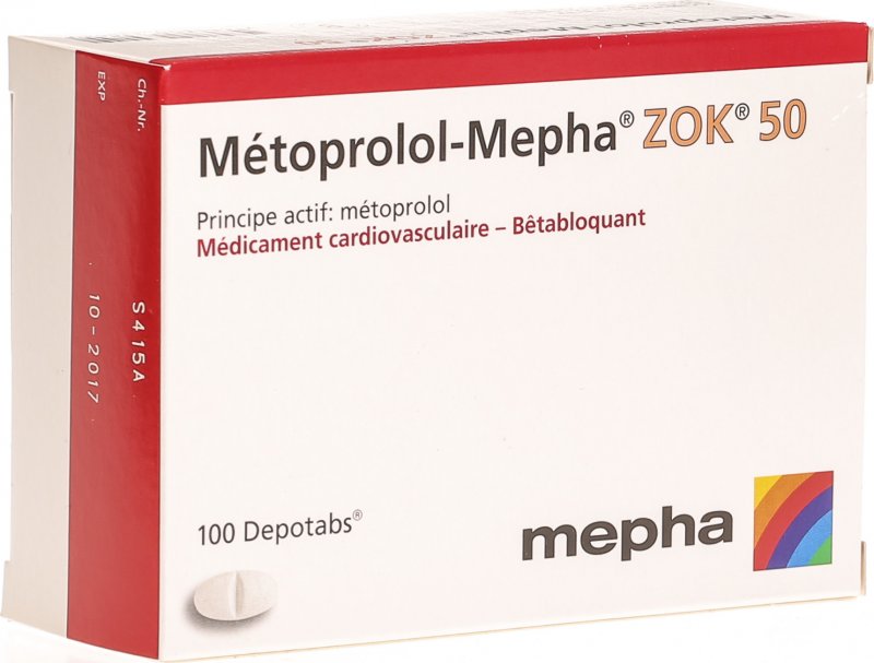 Metoprolol-Mepha 100 mg, Depotabs