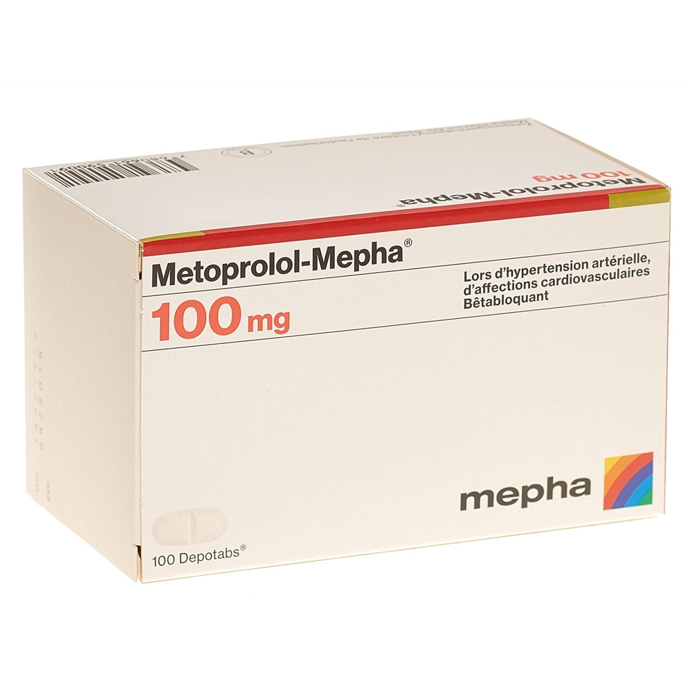 METOPROLOL Mepha depotabs 100 mg 100 pce