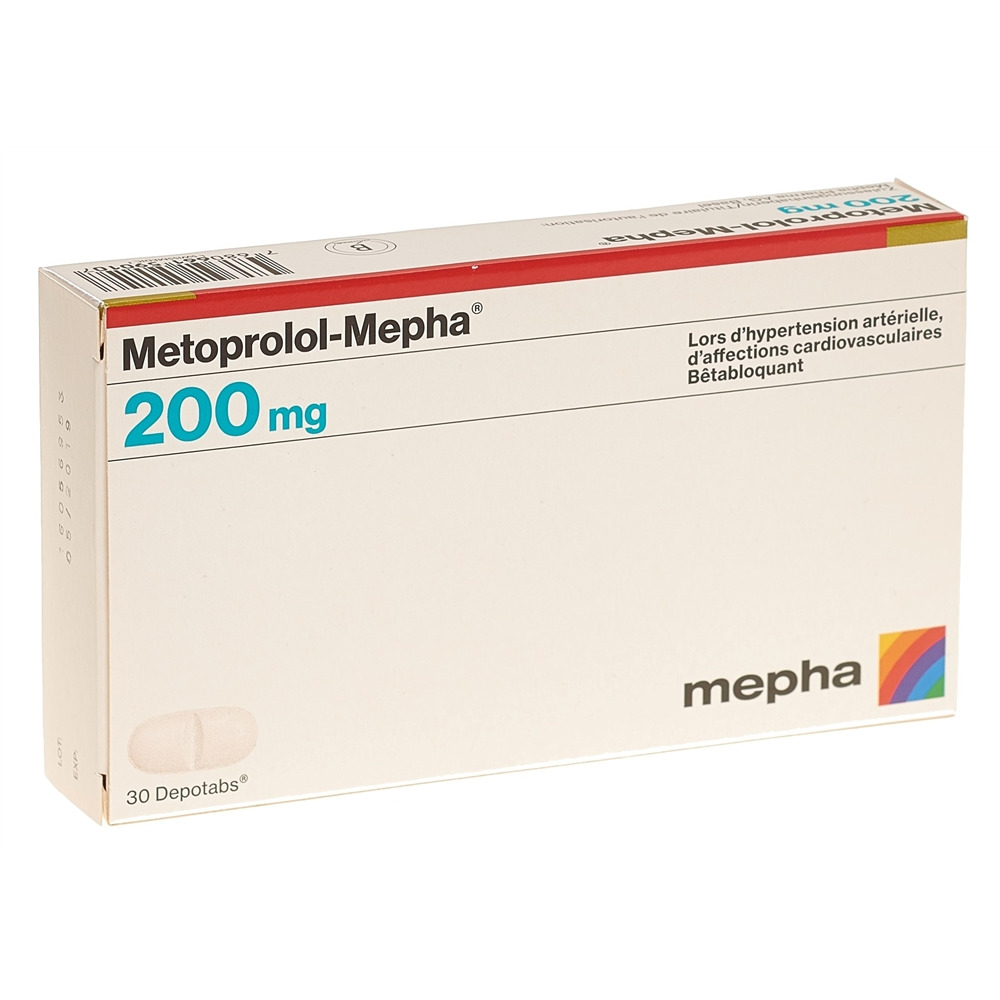 METOPROLOL Mepha depotabs 200 mg 30 pce