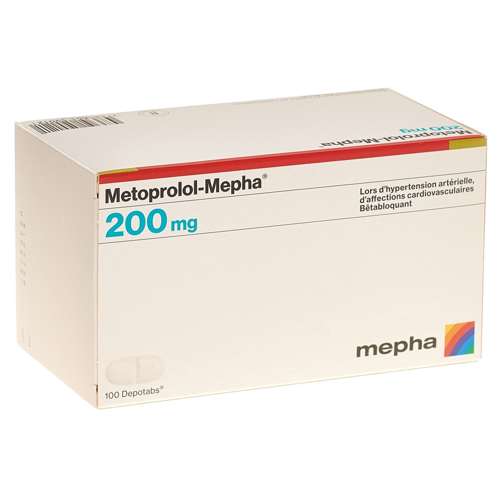 METOPROLOL Mepha depotabs 200 mg 100 pce