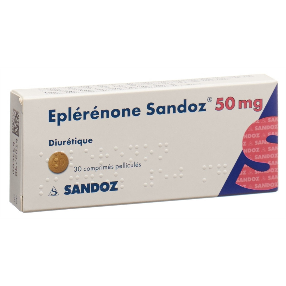 EPLERENONE Sandoz cpr pell 50 mg 30 pce