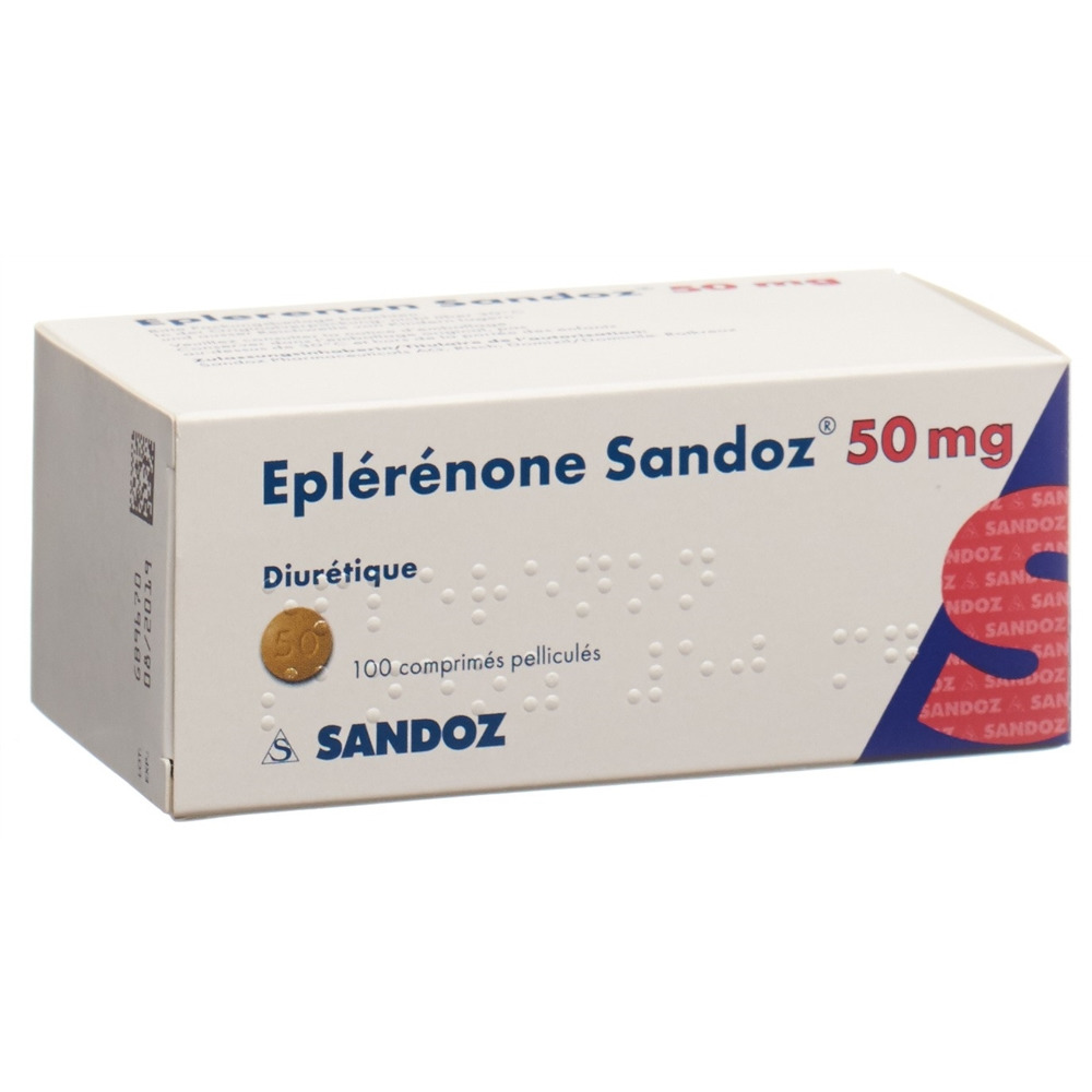 EPLERENONE Sandoz cpr pell 50 mg 30 pce