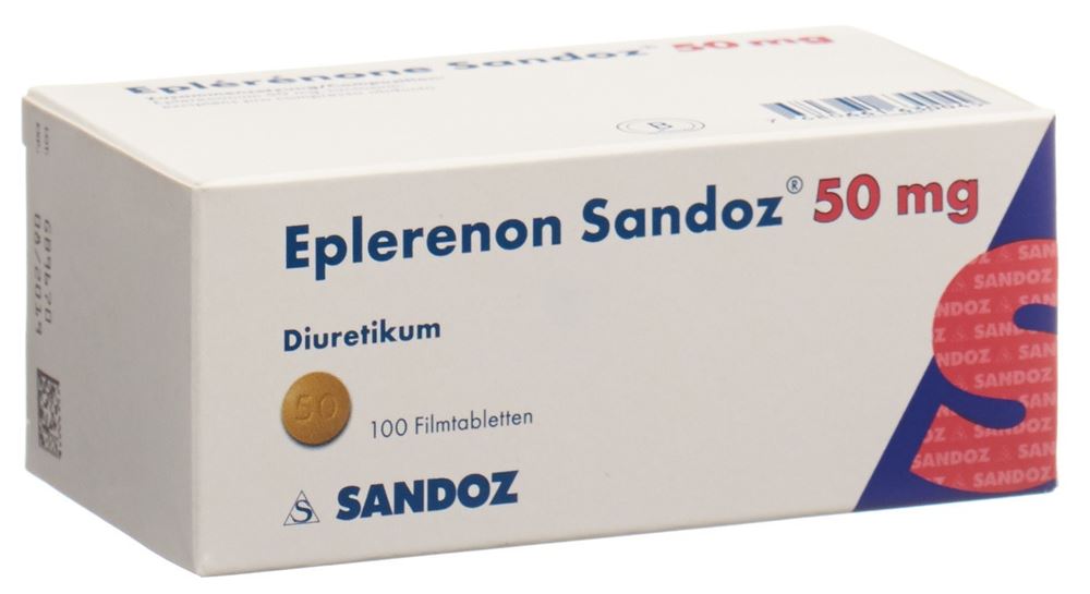 EPLERENONE Sandoz cpr pell 50 mg 100 pce