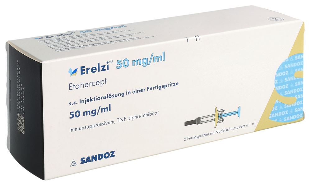 ERELZI sol inj 50 mg/ml 2 ser pré 1 ml