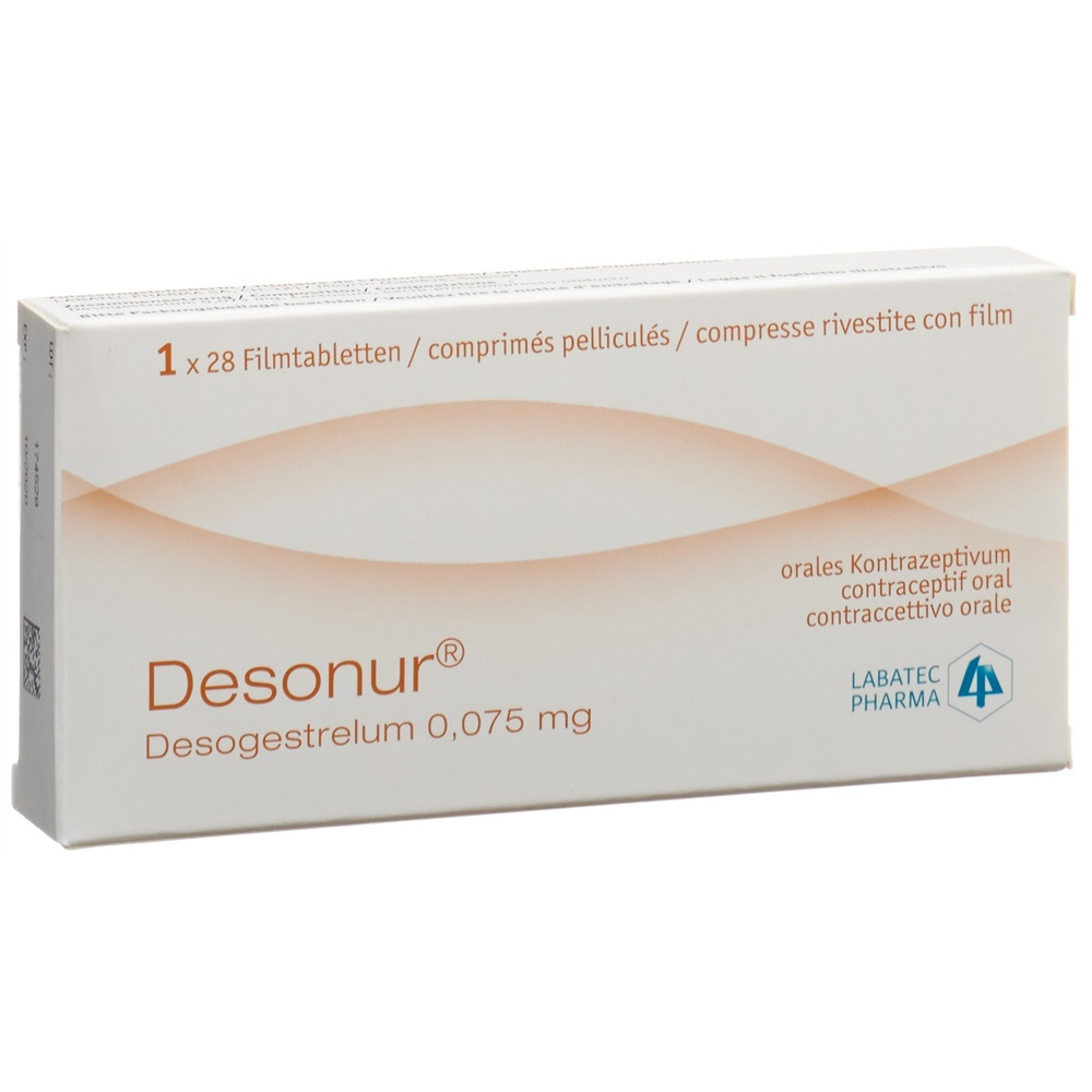 Desonur 75 mcg, comprimés pelliculés