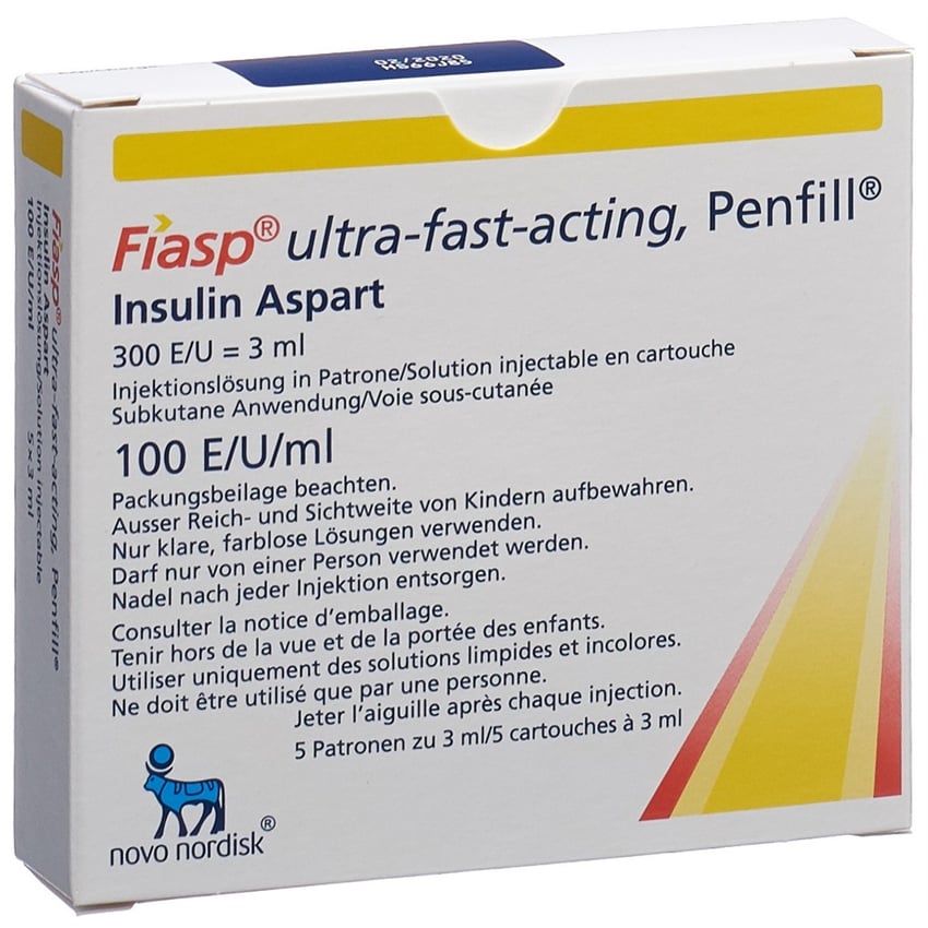 Fiasp ultra-fast-acting Penfill, Injektionslösung