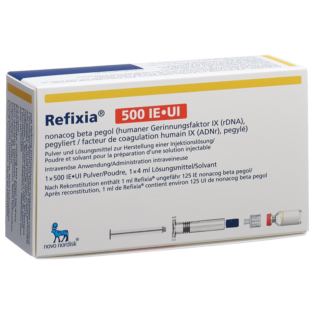 REFIXIA subst sèche 500 UI c solv flac