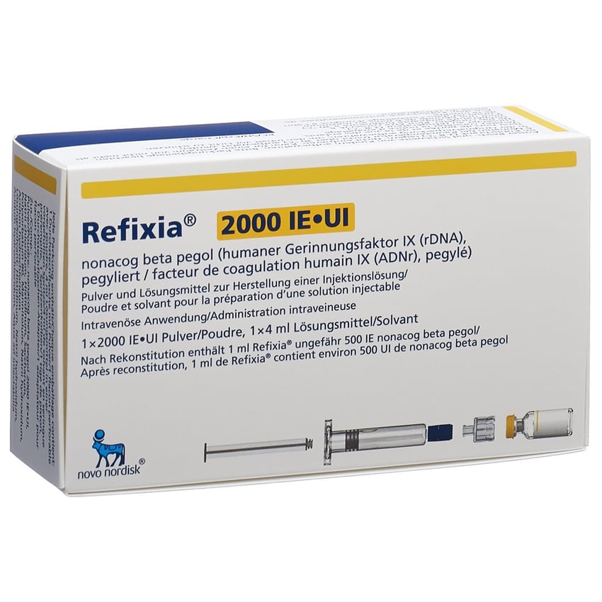 Refixia 3000 IE, Pulver und Lösungsmittel zur Herstellung einer Injektionslösung