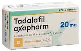 TADALAFIL axapharm cpr pell 20 mg 12 pce