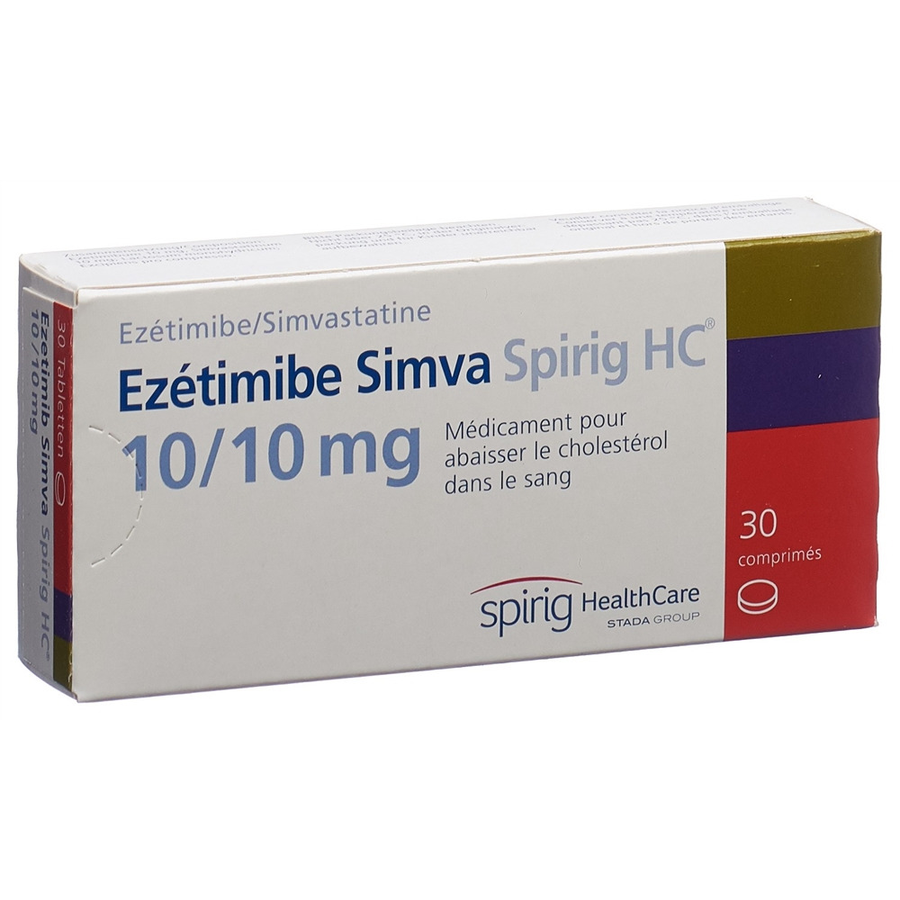 EZETIMIBE SIMVA Spirig HC cpr 10/10 mg 30 pce