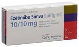 EZETIMIBE SIMVA Spirig HC cpr 10/10 mg 100 pce