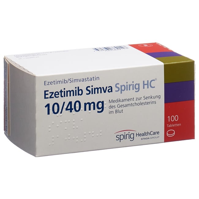 EZETIMIBE SIMVA Spirig HC cpr 10/80 mg 100 pce