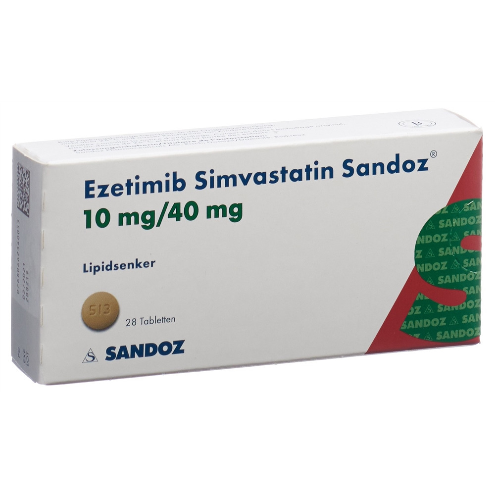EZETIMIB SIMVASTATIN Sandoz cpr 10/40 mg 28 pce