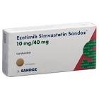 Ezetimib Simvastatin Sandoz 10/40 mg, Tabletten
