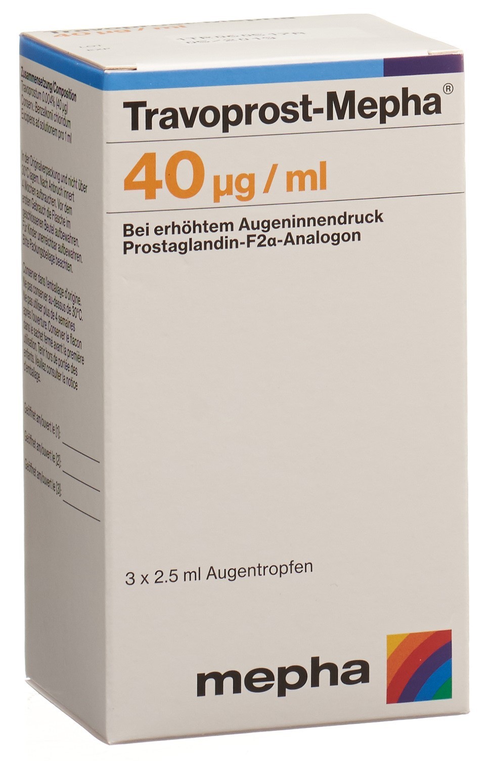 Travoprost-Mepha, Augentropfen