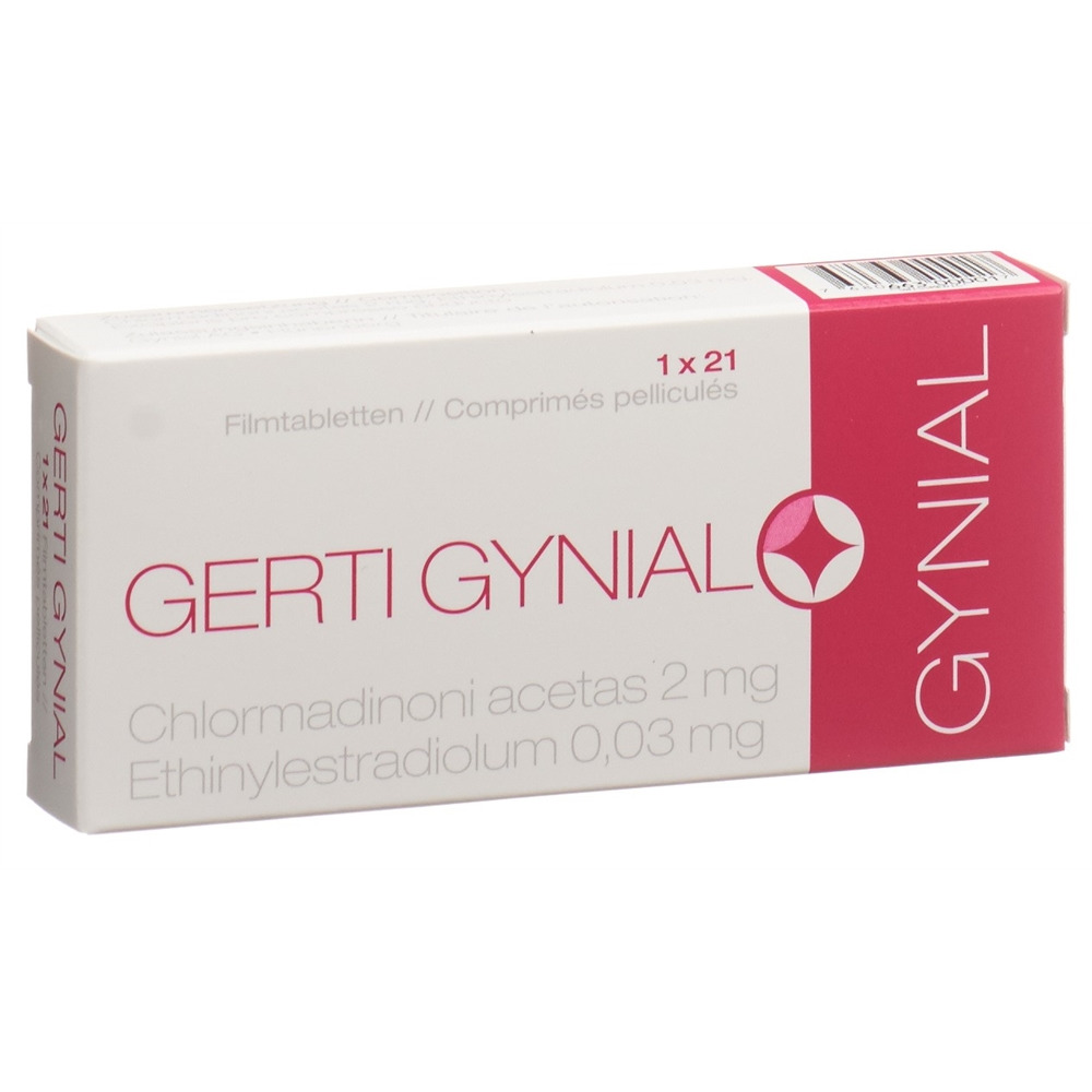 Gerti Gynial 2 mg/30 mcg, Filmtabletten