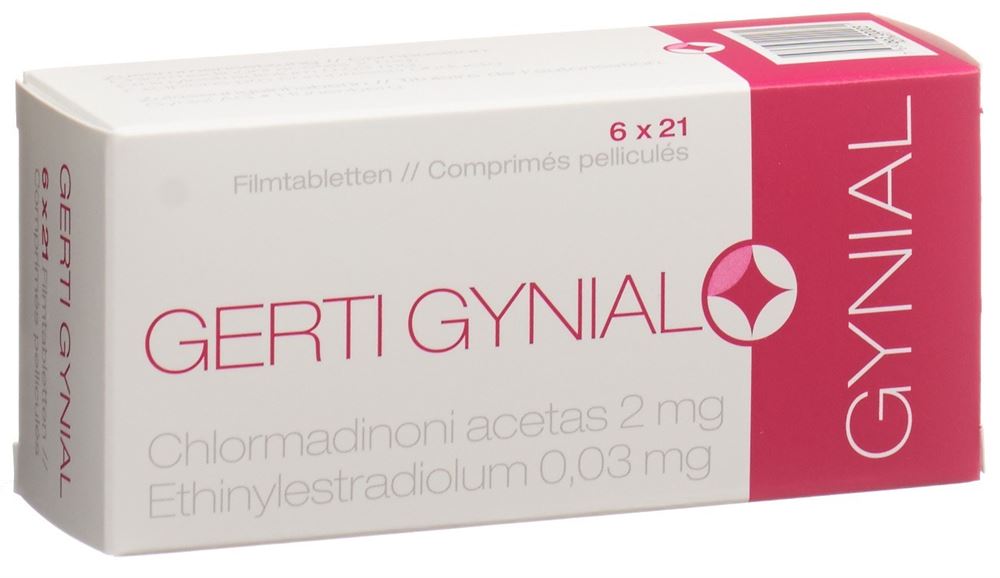 Gerti Gynial 2 mg/30 mcg, Filmtabletten