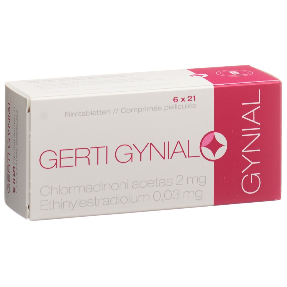 Gerti Gynial 2 mg/30 mcg, Filmtabletten
