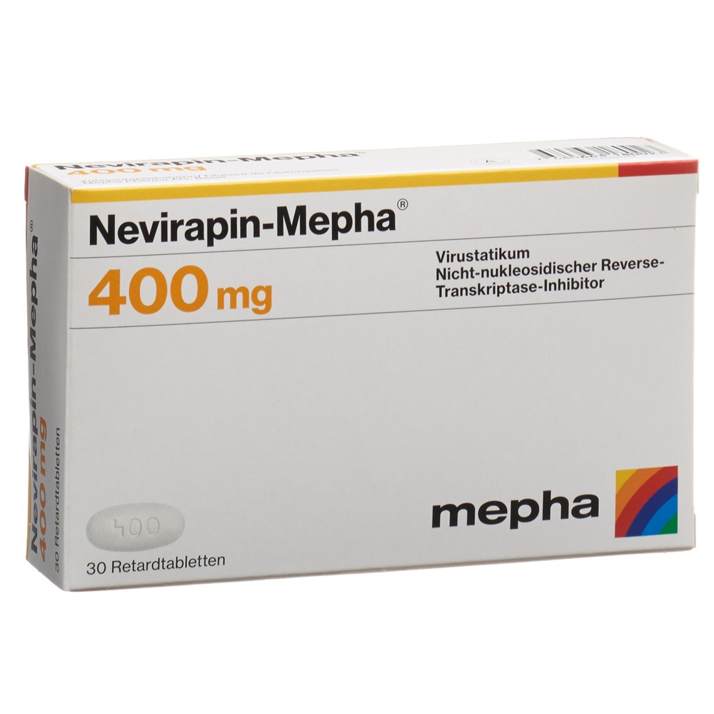 NEVIRAPIN Mepha cpr ret 400 mg blist 30 pce