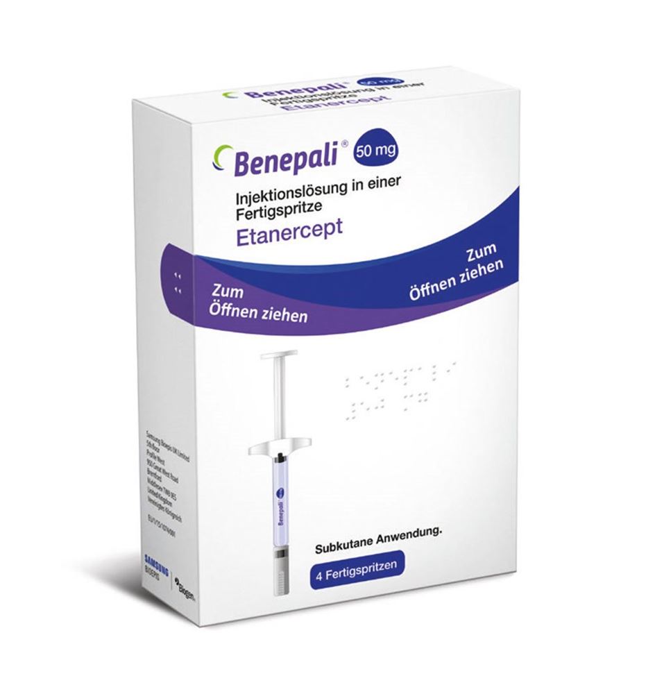 BENEPALI sol inj 50 mg/ml ser préremp 4 x 1 ml