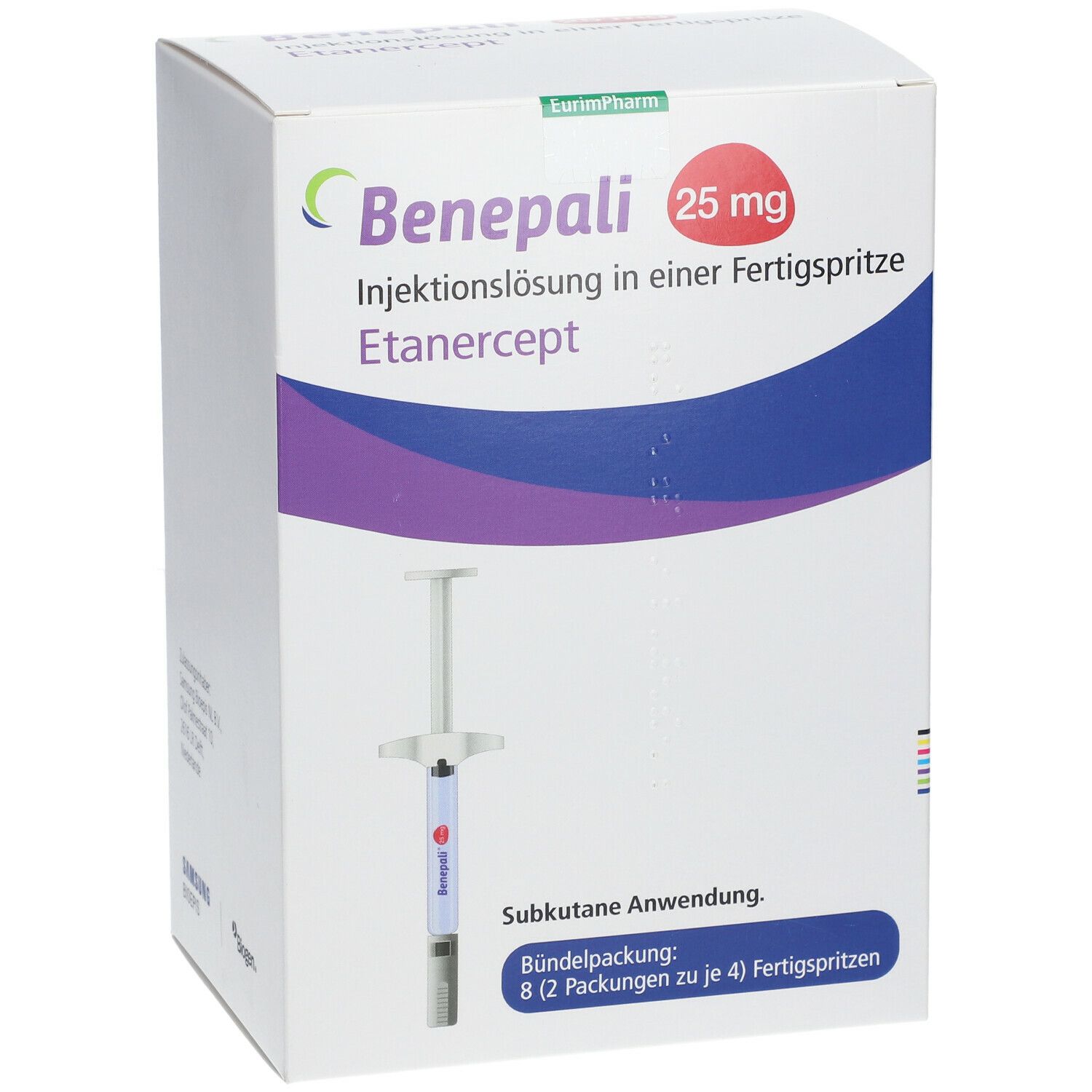 Benepali 25 mg, Injektionslösung in einer Fertigspritze