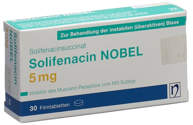 SOLIFENACIN Mepha cpr pell 5 mg 90 pce