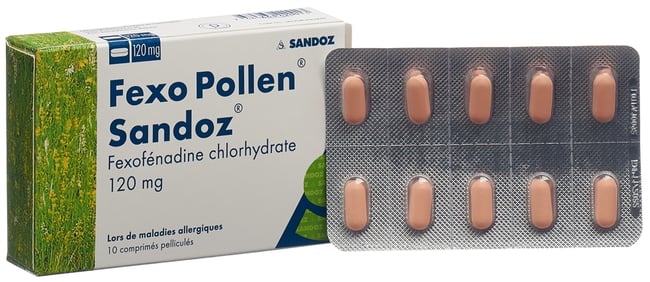 Fexo Pollen Sandoz 120 mg, Filmtabletten