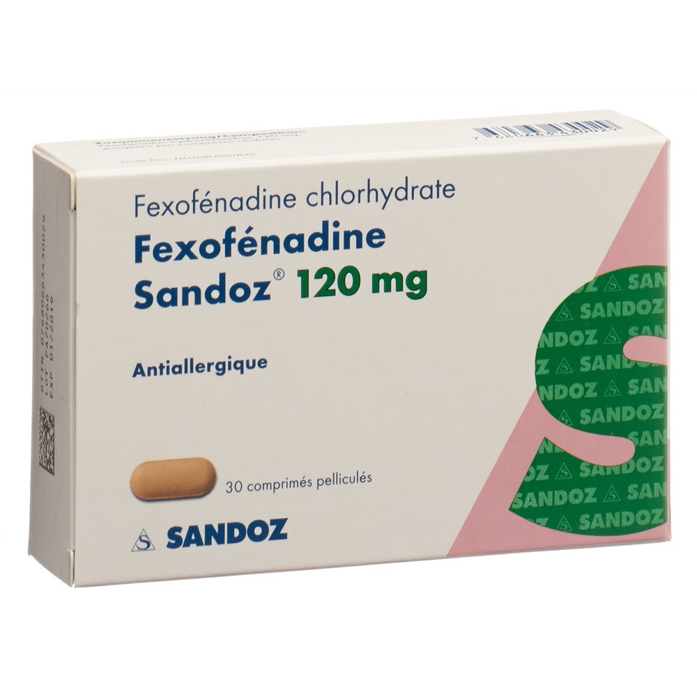 Fexofenadin Sandoz 120 mg, Filmtabletten
