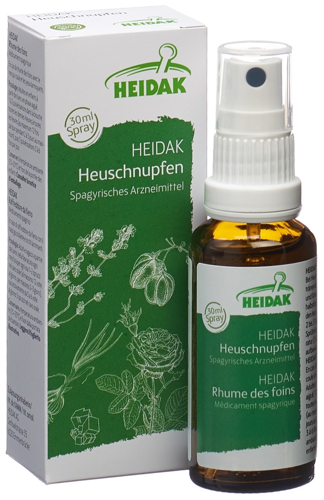 Heidak Heuschnupfen, Spray zur Anwendung in der Mundhöhle