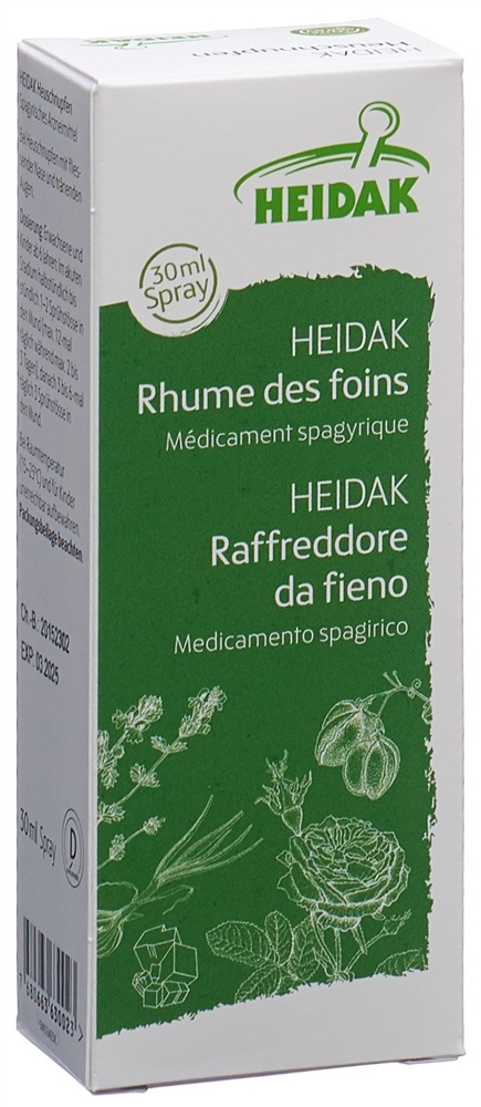 Heidak Heuschnupfen, Spray zur Anwendung in der Mundhöhle
