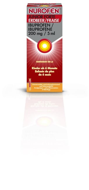 Nurofen Dolo Junior Erdbeer, Suspension zum Einnehmen