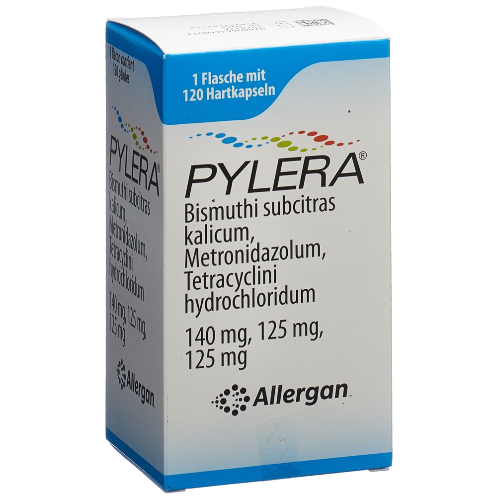 PYLERA caps 140 mg/125 mg/125 mg 120 pce