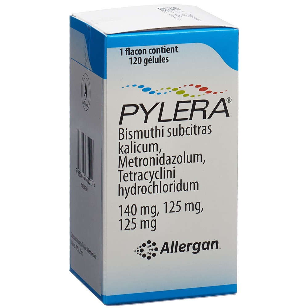 PYLERA caps 140 mg/125 mg/125 mg 120 pce