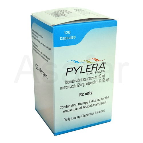 Pylera 140 mg/125 mg/125 mg, Hartkapseln