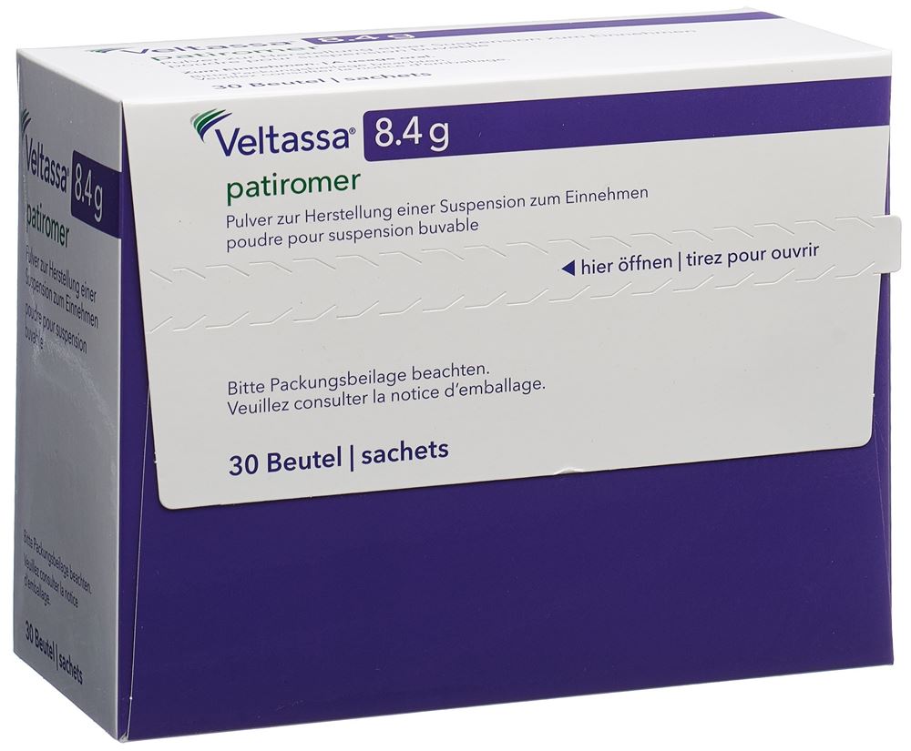 VELTASSA pdr p susp orale 8.4 g 30 pce sach