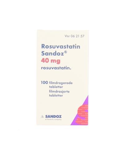 Rosuvastatin Sandoz 40 mg, Filmtabletten