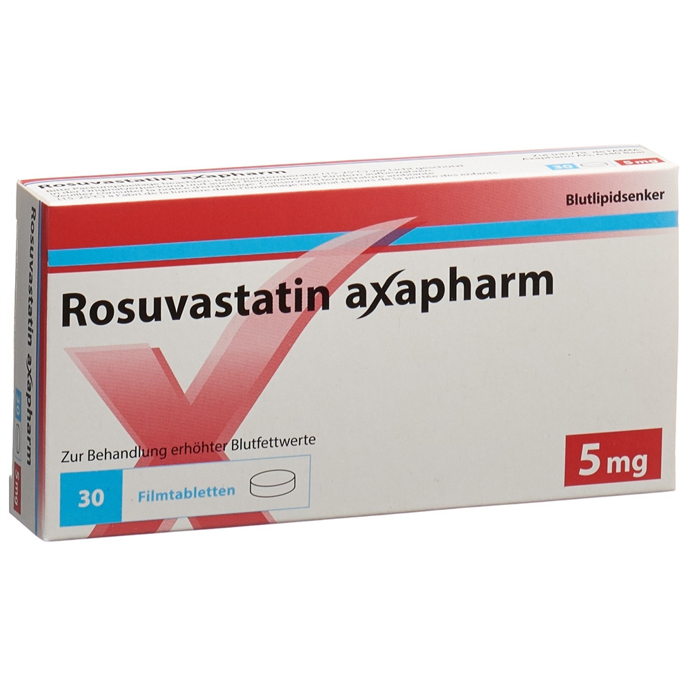 ROSUVASTATINE axapharm cpr pell 5 mg 30 pce