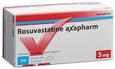 ROSUVASTATINE axapharm cpr pell 5 mg 100 pce