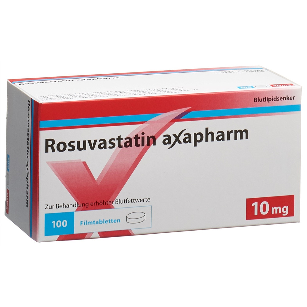 ROSUVASTATINE axapharm cpr pell 10 mg 100 pce