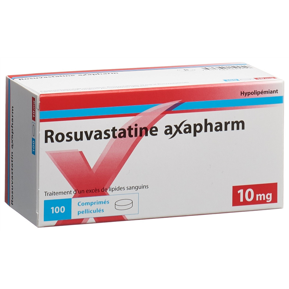 ROSUVASTATINE axapharm cpr pell 10 mg 100 pce