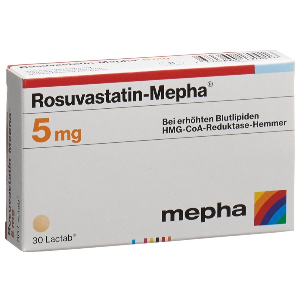 ROSUVASTATIN Mepha cpr pell 5 mg 30 pce