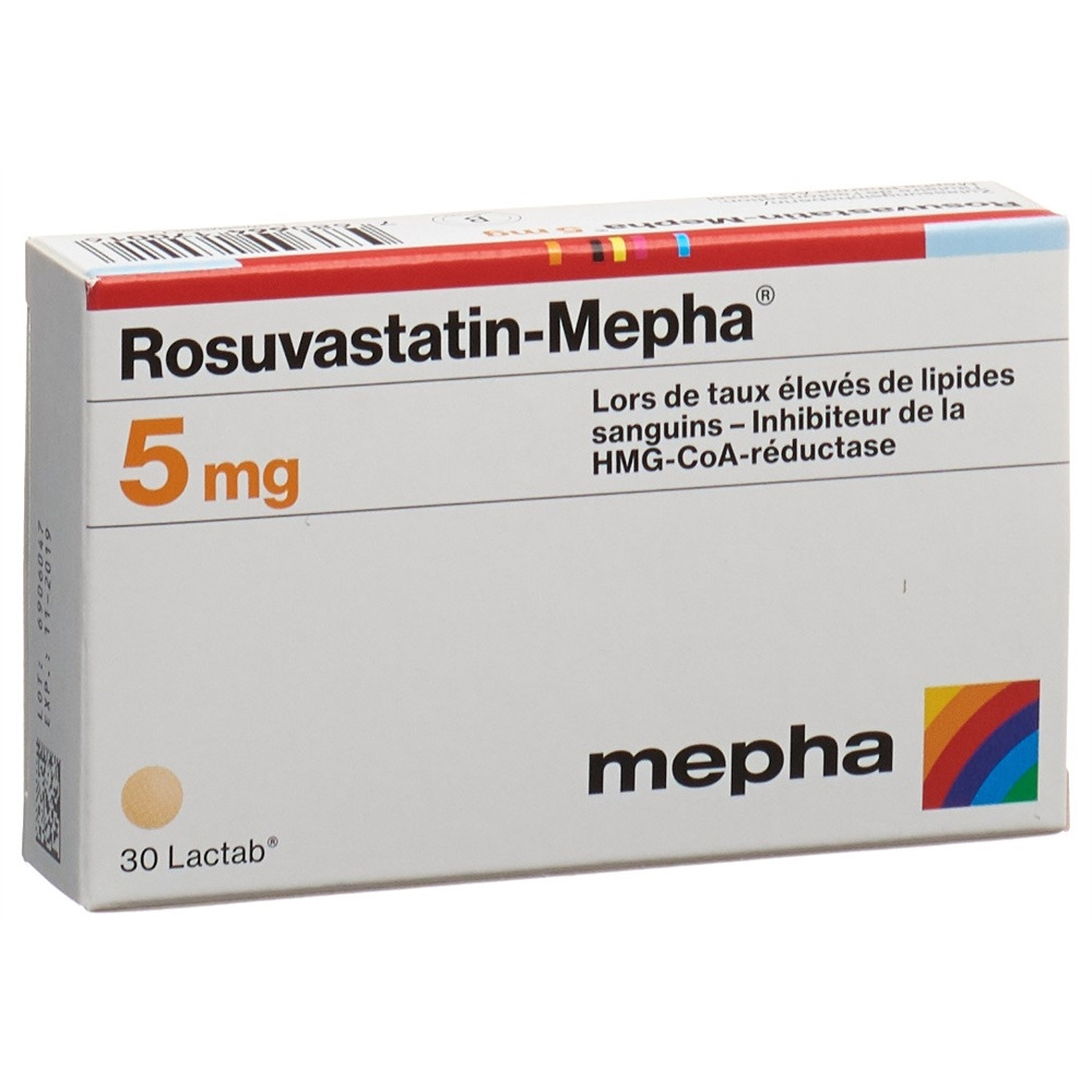 ROSUVASTATIN Mepha cpr pell 5 mg 30 pce