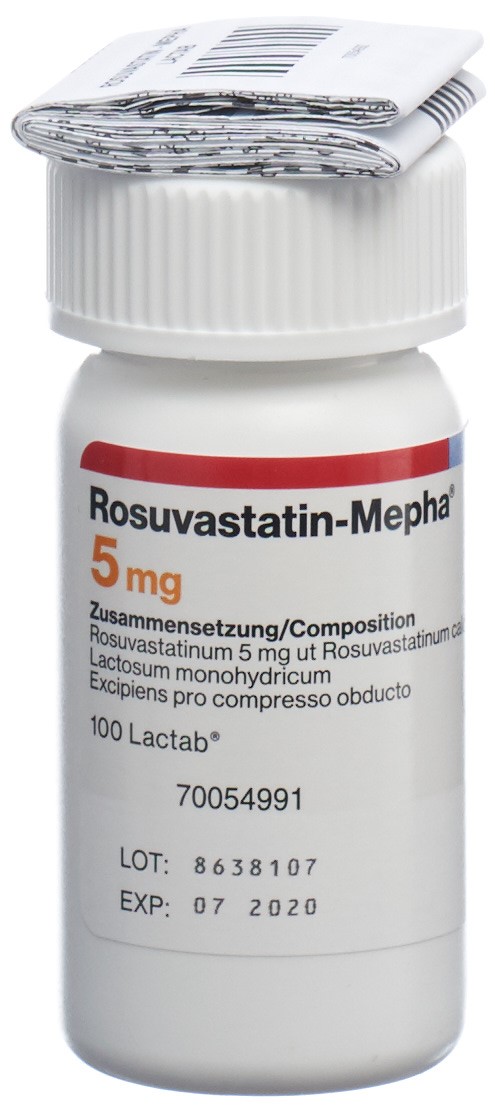 ROSUVASTATIN Mepha cpr pell 5 mg 100 pce