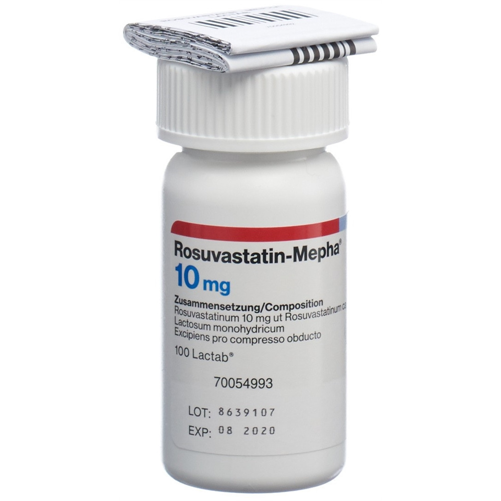 Rosuvastatin-Mepha 10 mg, Filmtablette