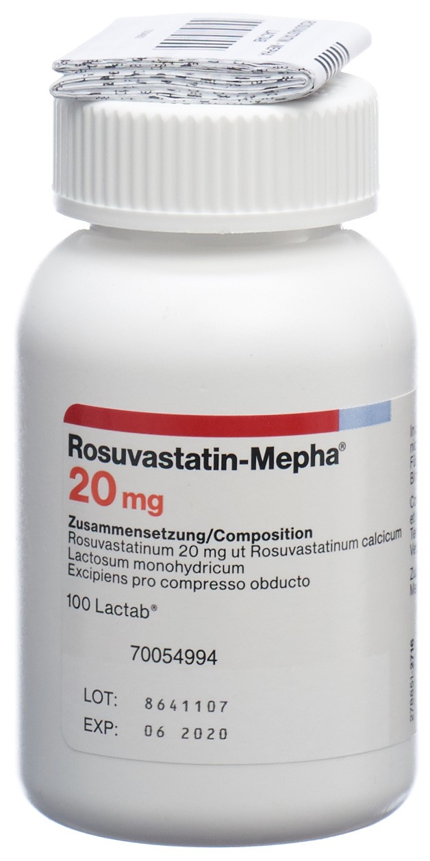 ROSUVASTATIN Mepha cpr pell 20 mg 100 pce