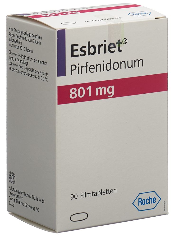 ESBRIET cpr pel 801 mg 90 pce