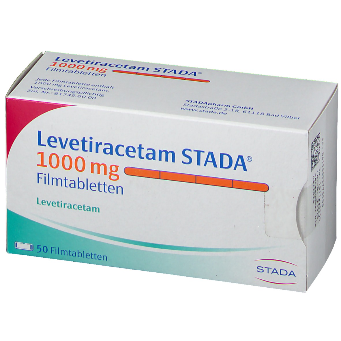 Levetiracetam Stada 1000 mg, Filmtabletten