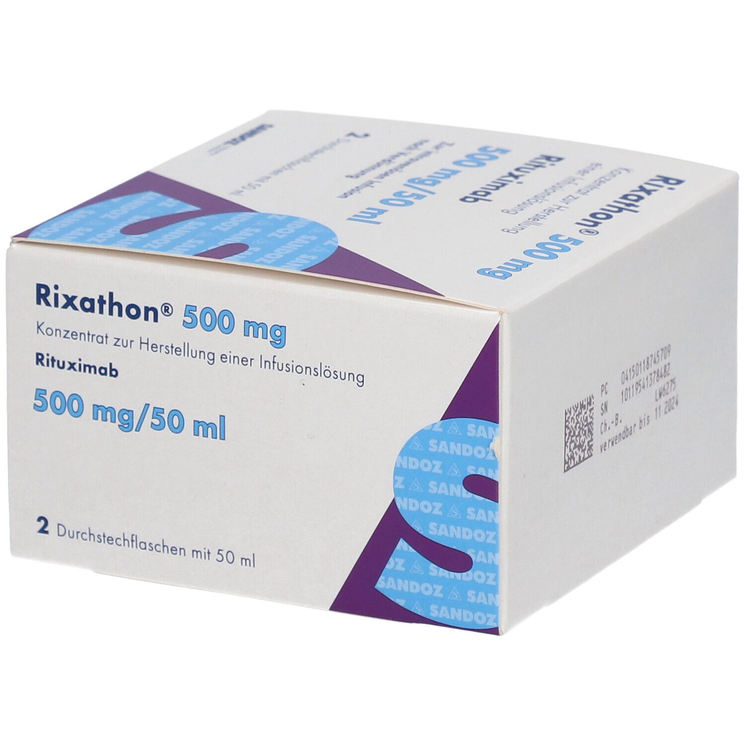 Rixathon 500 mg/50 ml, Konzentrat zur Herstellung einer Infusionslösung